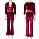 Drop 2025 Violet Women Red Jumpsuit Carnival Halloween Cosplay Costume