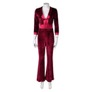 Drop 2025 Violet Women Red Jumpsuit Carnival Halloween Cosplay Costume