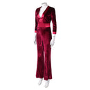 Drop 2025 Violet Women Red Jumpsuit Carnival Halloween Cosplay Costume