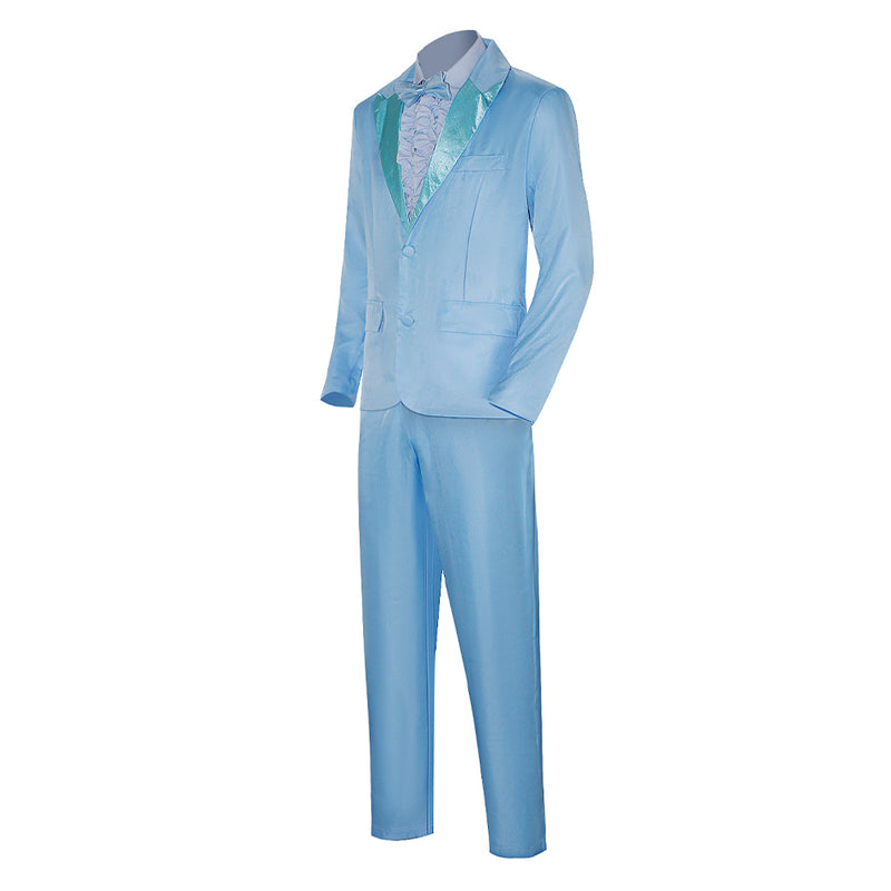 Dumb and Dumber Movie Harry Dunne Blue Suit Party Carnival Halloween Cosplay Costume