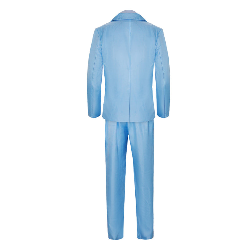 Dumb and Dumber Movie Harry Dunne Blue Suit Party Carnival Halloween Cosplay Costume