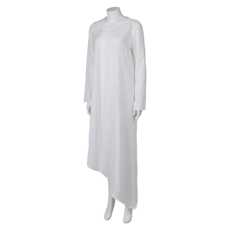 Dune: Part Two 2024 Movie Princess Irulan Women White Dress Party Carnival Halloween Cosplay Costume