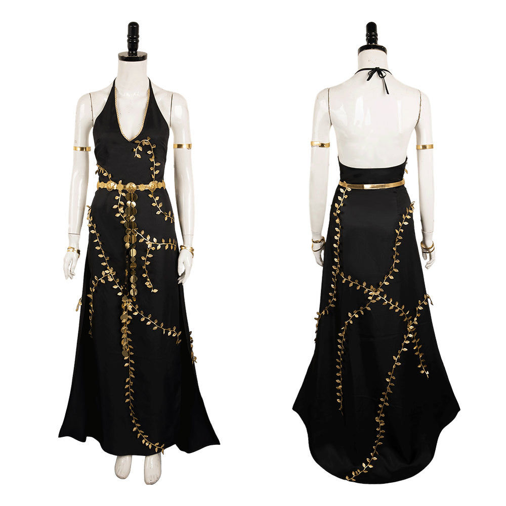 ER Marika Women Black Dress Party Carnival Halloween Cosplay Costume