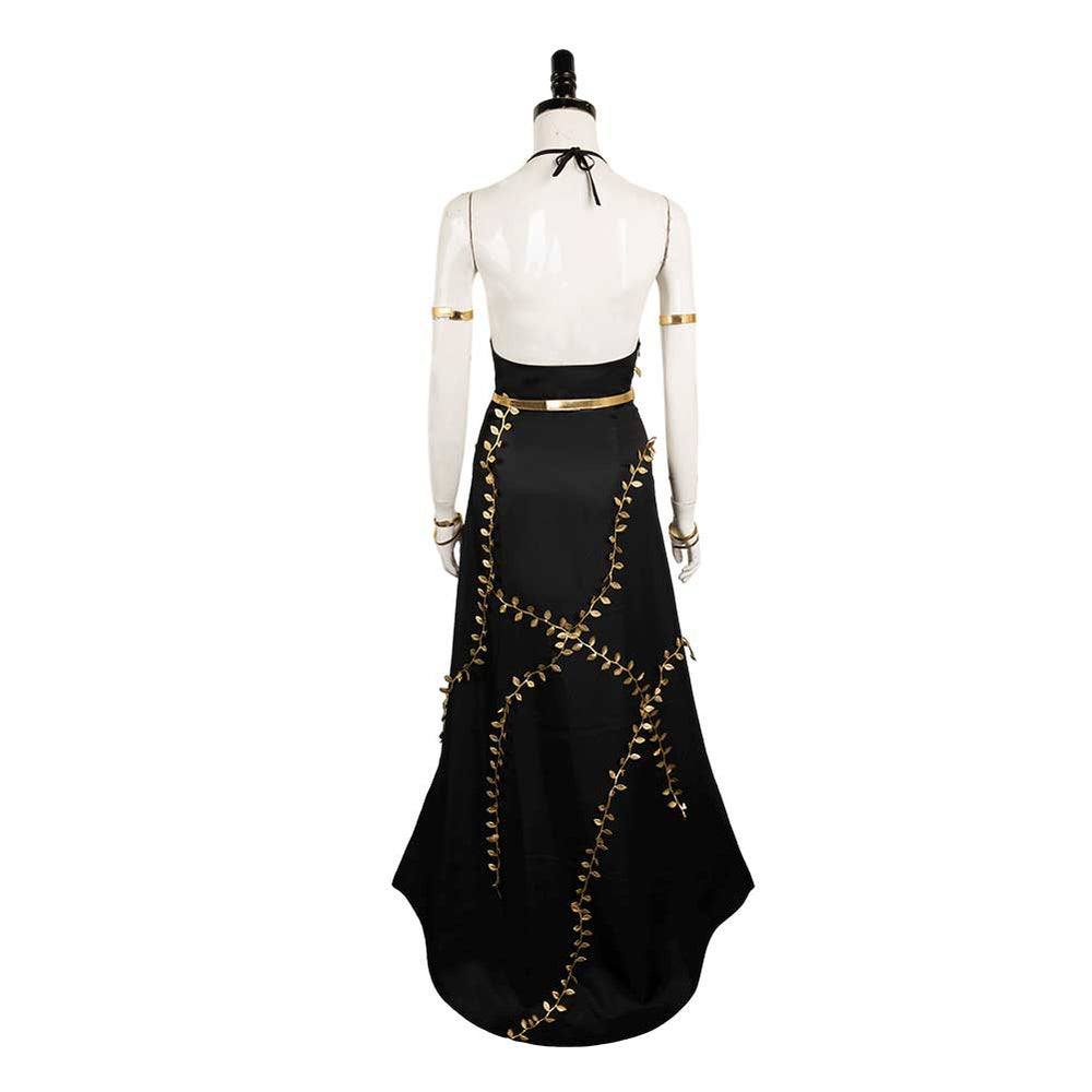 ER Marika Women Black Dress Party Carnival Halloween Cosplay Costume ER Marika Women Black Dress Party Carnival Halloween Cosplay Costume