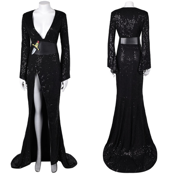 Elvira: Mistress of the Dark Movie Elvira Women Blck Dress Party Carnival Halloween Cosplay Costume