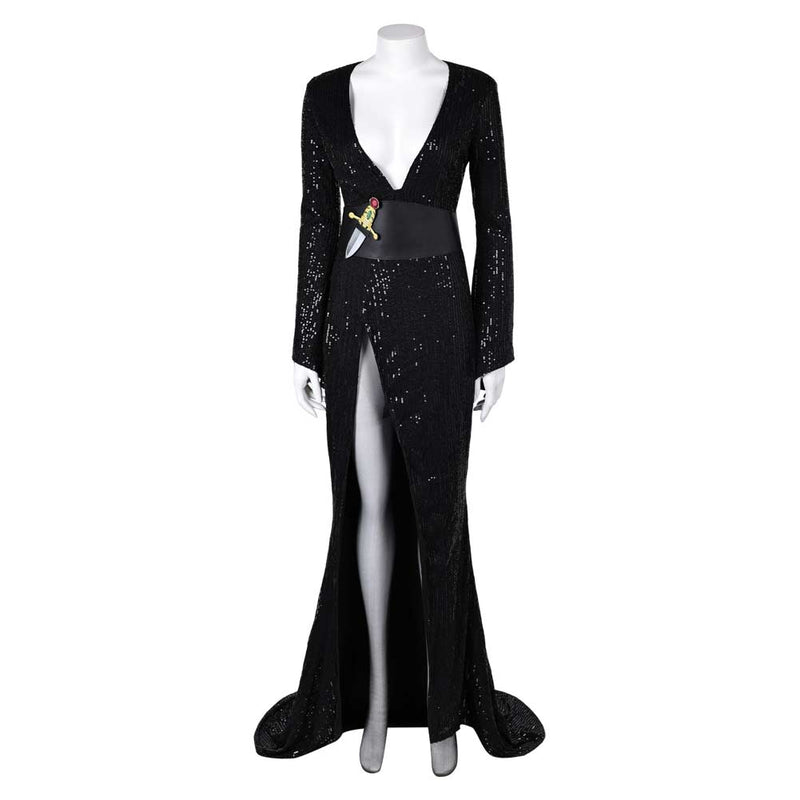 Elvira: Mistress of the Dark Movie Elvira Women Blck Dress Party Carnival Halloween Cosplay Costume