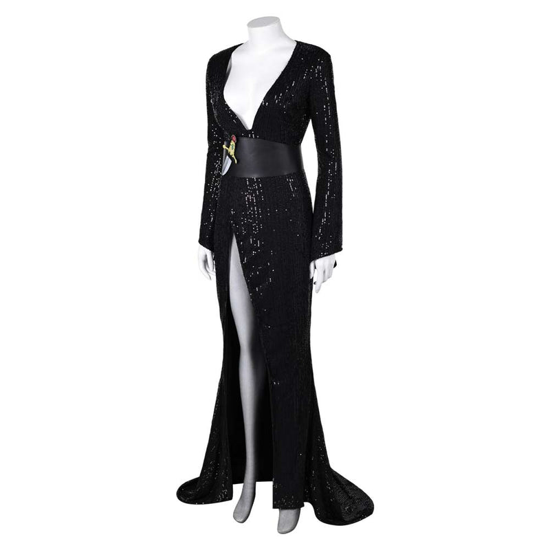 Elvira: Mistress of the Dark Movie Elvira Women Blck Dress Party Carnival Halloween Cosplay Costume