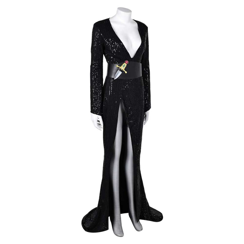 Elvira: Mistress of the Dark Movie Elvira Women Blck Dress Party Carnival Halloween Cosplay Costume