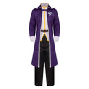 Fairy Tail Anime Gray Fullbuster Purple Outfit Party Carnival Halloween Cosplay Costume