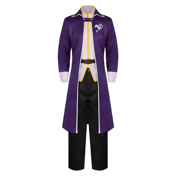 Fairy Tail Anime Gray Fullbuster Purple Outfit Party Carnival Halloween Cosplay Costume