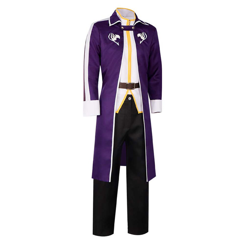 Fairy Tail Anime Gray Fullbuster Purple Outfit Party Carnival Halloween Cosplay Costume