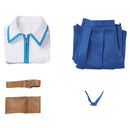 Fairy Tail Anime Lucy Heartfilia Women Blue Dress Party Carnival Halloween Cosplay Costume
