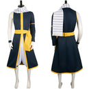 Fairy Tail Anime Natsu Dragneel Blue Outfit Party Carnival Halloween Cosplay Costume