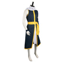 Fairy Tail Anime Natsu Dragneel Blue Outfit Party Carnival Halloween Cosplay Costume