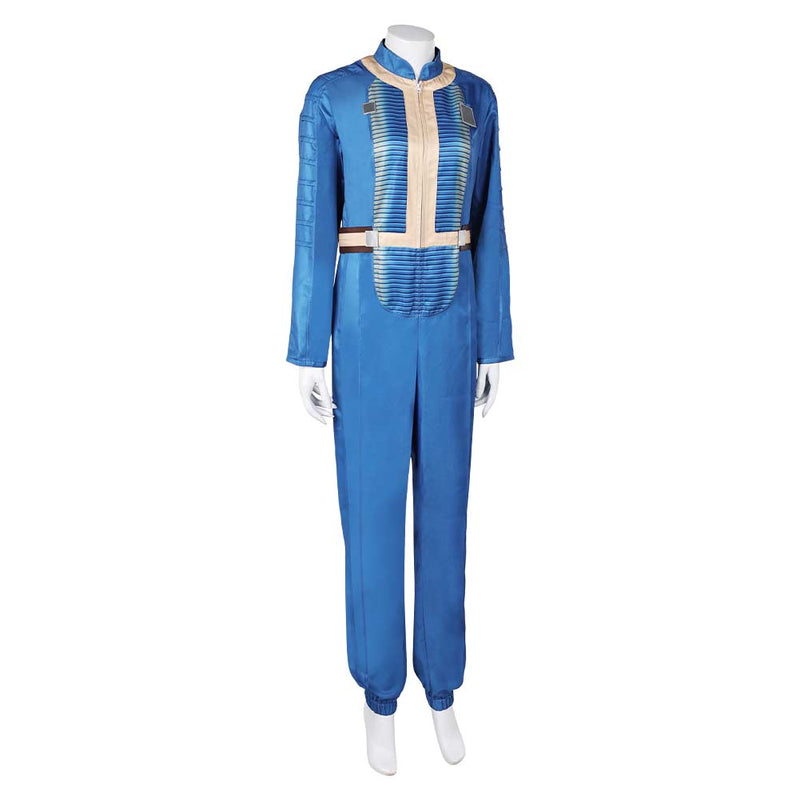 Fallout TV Lucy Women Blue Jumpsuit Party Carnival Halloween Cosplay Costume