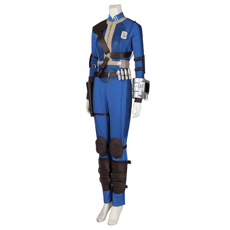 Fallout TV Lucy Women Blue Outfit Party Carnival Halloween Cosplay Costume