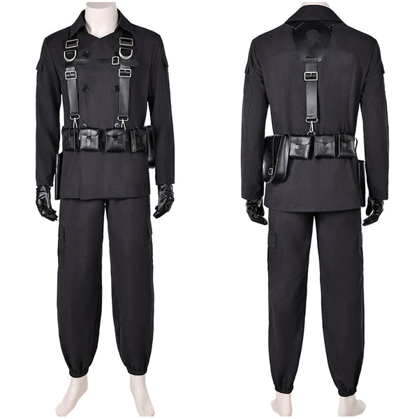 Fallout TV Maximus Black Top Pants Set Party Carnival Halloween Cosplay Costume