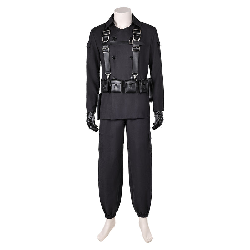 Fallout TV Maximus Black Top Pants Set Party Carnival Halloween Cosplay Costume