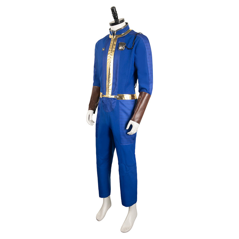 Fallout TV Vault 111 Dweller Unisex Blue Jumpsuit Party Carnival Halloween Cosplay Costume