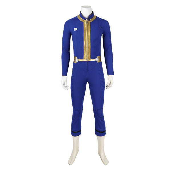 Fallout TV Vault 75 Dweller Blue Jumpsuit Party Carnival Halloween Cosplay Costume