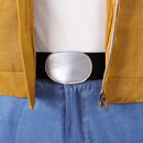 Fatal Fury: City of the Wolves (2025) Terry Bogard Yellow And Blue Outfit Cosplay Costume