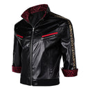 FF Cloud Black Leather Coat Carnival Halloween Cosplay Costume