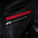 FF Cloud Black Leather Coat Carnival Halloween Cosplay Costume