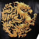 FF Cloud Black Leather Coat Carnival Halloween Cosplay Costume