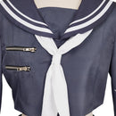 FF Tifa Lockhart Women Black Uniform Dress Carnival Halloween Cosplay Costume