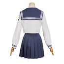 FF Tifa Lockhart Women White Uniform Dress Carnival Halloween Cosplay Costume