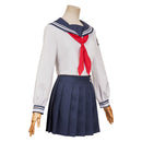 FF Tifa Lockhart Women White Uniform Dress Carnival Halloween Cosplay Costume