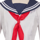 FF Tifa Lockhart Women White Uniform Dress Carnival Halloween Cosplay Costume