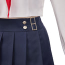 FF Tifa Lockhart Women White Uniform Dress Carnival Halloween Cosplay Costume