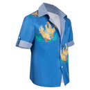 Final Fantasy Game Cloud Chocobo Blue Shirt Party Carnival Halloween Cosplay Costume