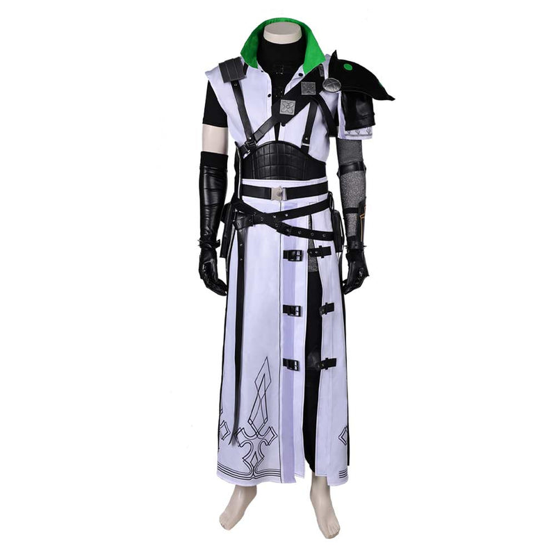 Final Fantasy Game Cloud Strife White Costume Party Carnival Halloween Cosplay Costume