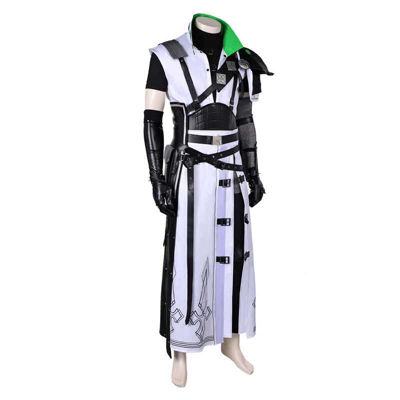 Final Fantasy Game Cloud Strife White Costume Party Carnival Halloween Cosplay Costume