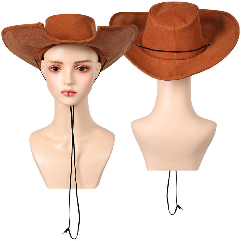 Final Fantasy Game Tifa Lockhart Western Cowboy Hat Cosplay Accessories Halloween Carnival Costume Props