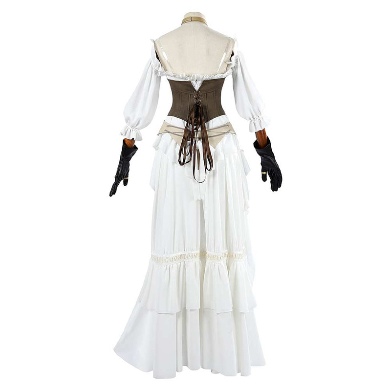 Final Fantasy Ishgard White Dress Outfit Party Carnival Halloween Cosplay Costume