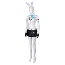 Final Fantasy VII Ever Crisis Game Tifa Lockhar Women White Bunny Girl Outfit Cosplay Costume