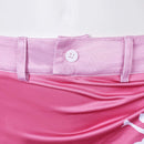 Final Fantasy VII Game Aerith Gainsborough Women Pink Beach Dress Party Carnival Halloween Cosplay Costume