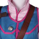 Final Fantasy VII Game Cissnei Women Blue Outfit Party Carnival Halloween Cosplay Costume