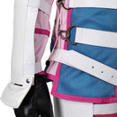 Final Fantasy VII Game Cissnei Women Blue Outfit Party Carnival Halloween Cosplay Costume