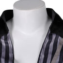 Final Fantasy VII Game Tifa Lockhart Women Black Striped Sunscreen Outfit Cosplay Costume
