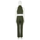 Final Fantasy VII Game Tifa Lockhart Women Green Cowboy Suit Party Carnival Halloween Cosplay Costume