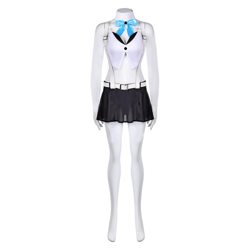 Final Fantasy VII Game Tifa Lockhart Women White Sexy Swimsuit Cosplay Costume Original Design