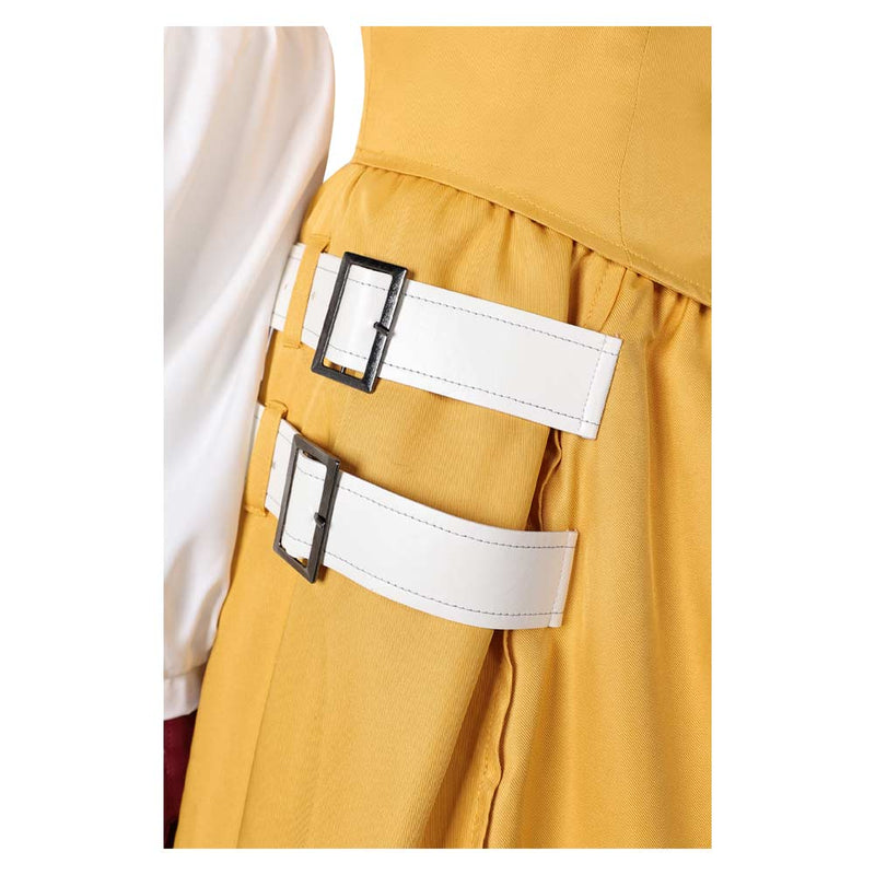 Final Fantasy XVI Game Aerith Gainsborough Women Yellow Dress Party Carnival Halloween Cosplay Costume