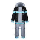 Fire Force 2025 Shinra Kusakabe Black Outfit Carnival Halloween Cosplay Costume