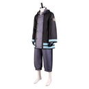 Fire Force 2025 Shinra Kusakabe Black Top Pants Set Carnival Halloween Cosplay Costume