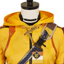 FragPunk Hollowpoint Women Yellow Outfit Carnival Halloween Cosplay Costume