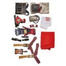 FragPunk Nitro Women Red Orange Outfit Carnival Halloween Cosplay Costume